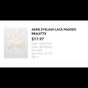 ARIE - Eyelash Lace Padded Bralette